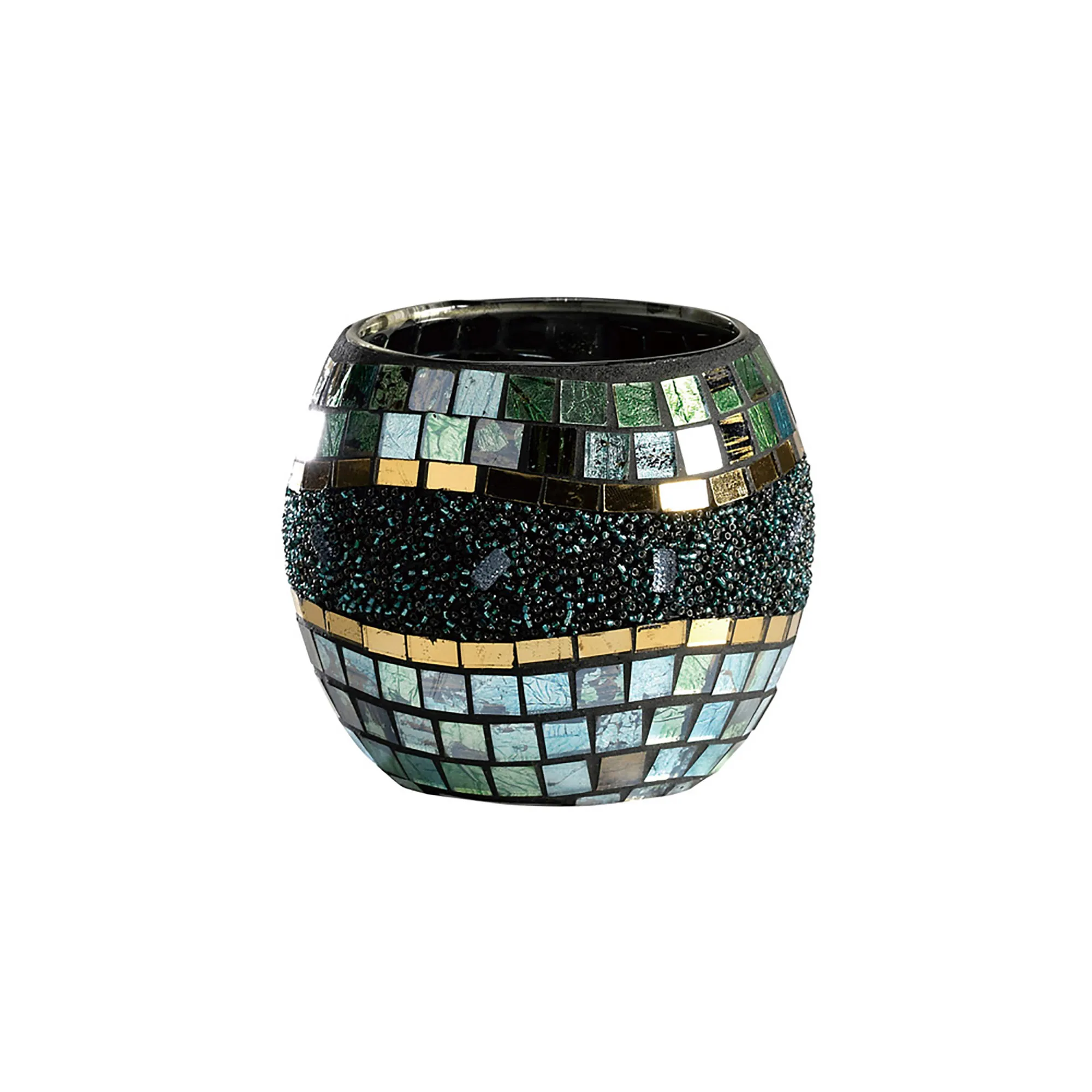IL70268  Addison Mosaic Candle Holder Small